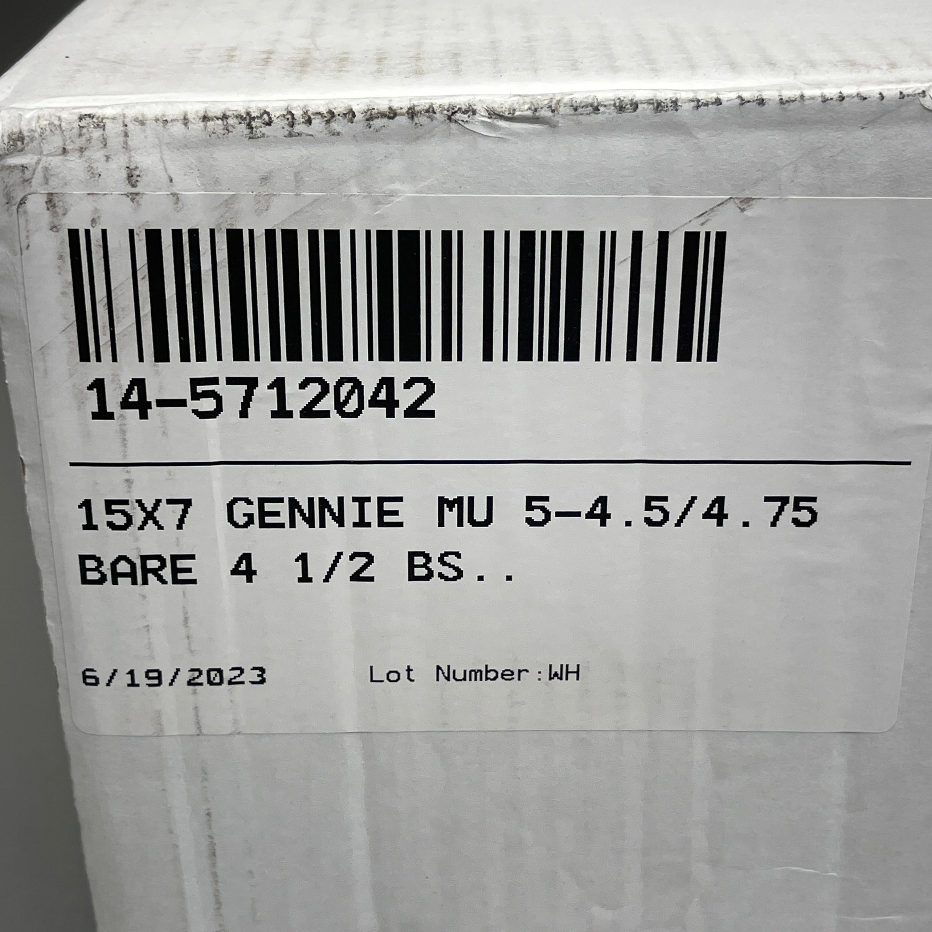 WHEEL VINTIQUES 14 Series Gennie Grey Primered Wheel 14-5712042 (New)