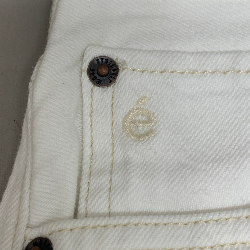 ETICA Tyler High Waist Straight Leg Ankle jeans Vintage White Size 27 EW180114A