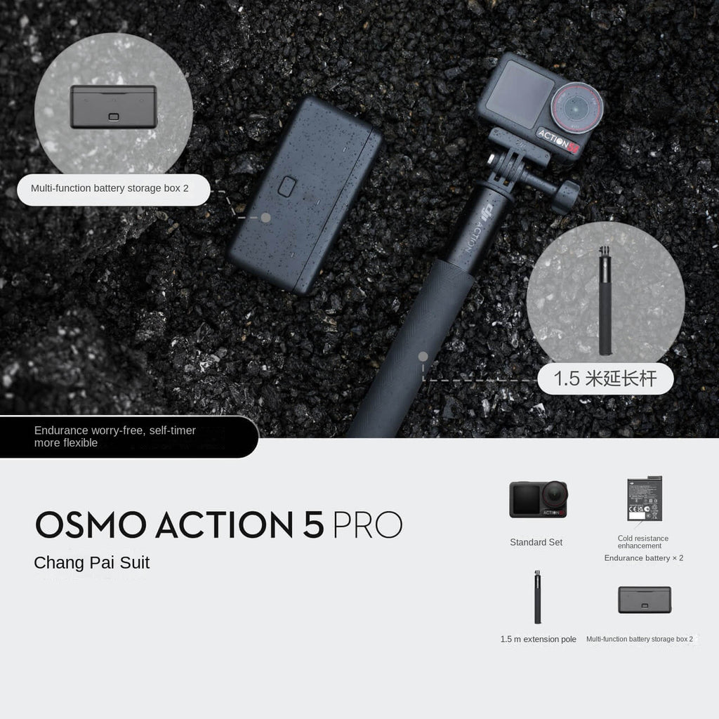 Osmo Action 5 Pro Action Camera 4K Flagship Quality Motorcycle Riding Vlog Travel Photography