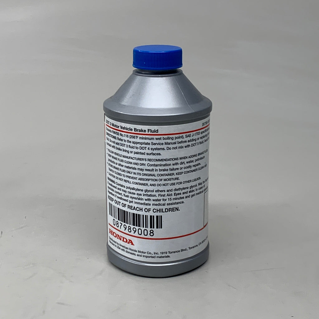 ZA@ HONDA (3 PACK) Genuine Dot 3 Brake Fluid Advanced Protection CU08740
