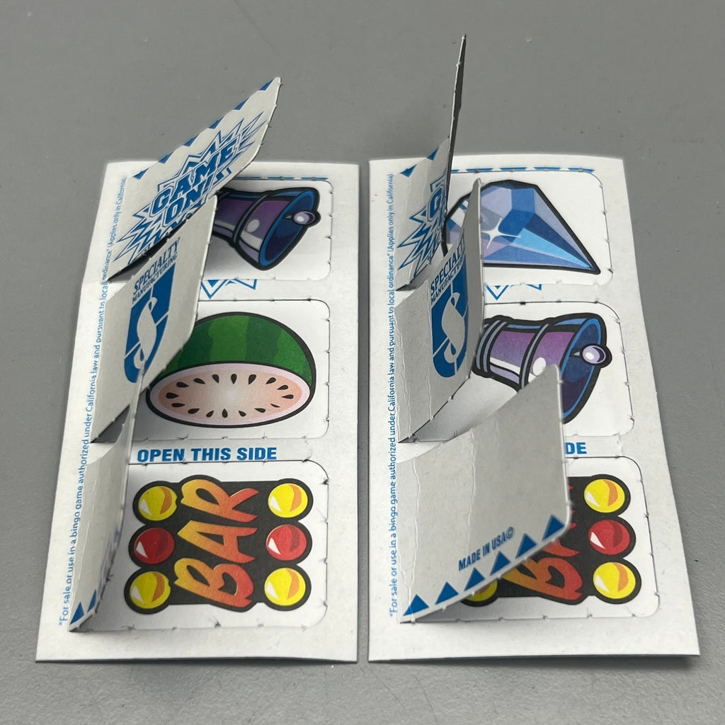 SPECIALTY MANUFACTURING Trips to Win 8160 Cards 3.875"x1.875"