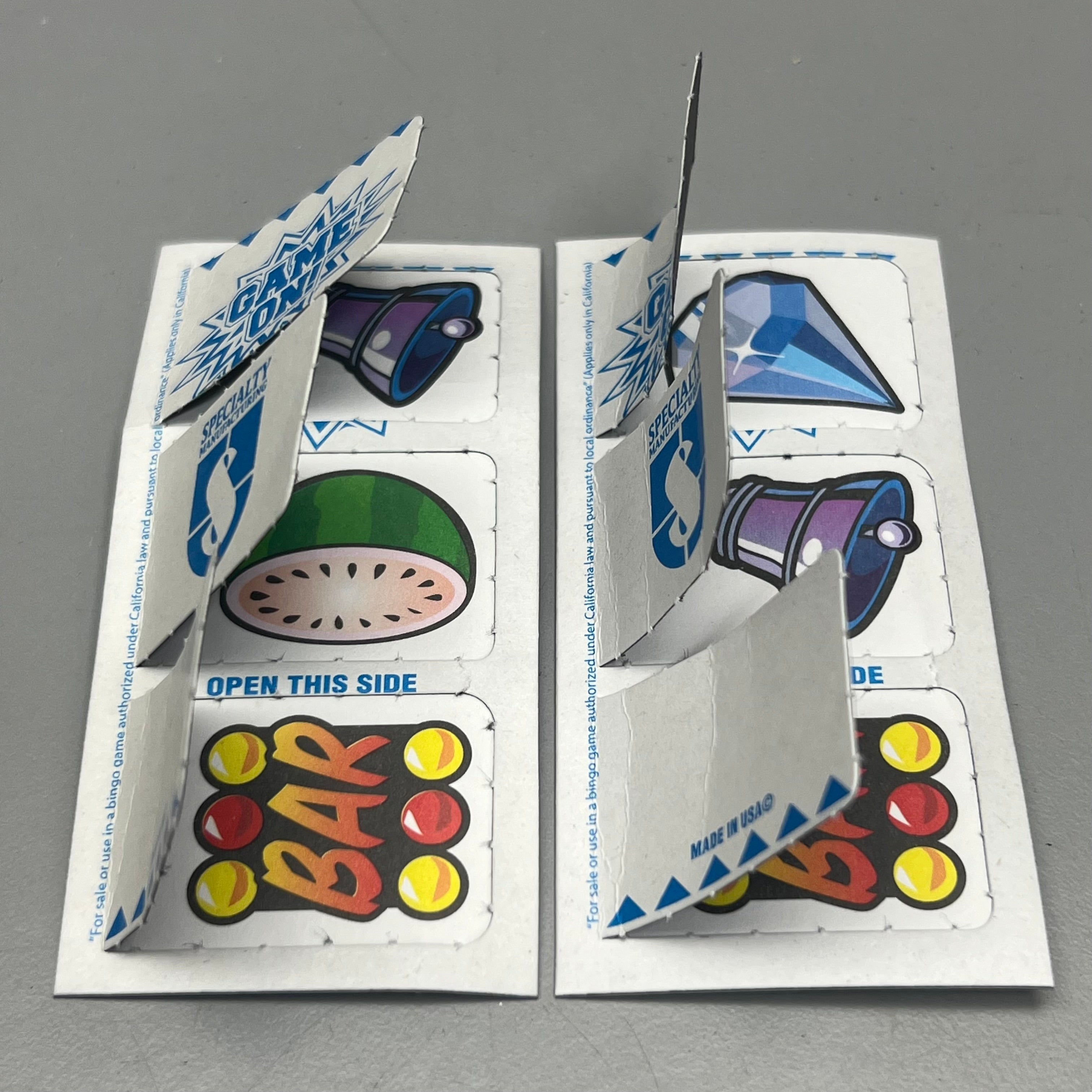SPECIALTY MANUFACTURING Trips to Win 8160 Cards 3.875"x1.875"