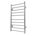 Electric Heated Towel Rack for Bathroom Wall Mounted Towel Warmer 10 Stainless Steel Bars Drying Rack