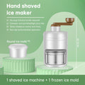 Shaved Ice Household Small Manual Ice Breaker Hand Ice Making Sand Hail Ice Breaking Magic Tool Making Continuous Sand Ice