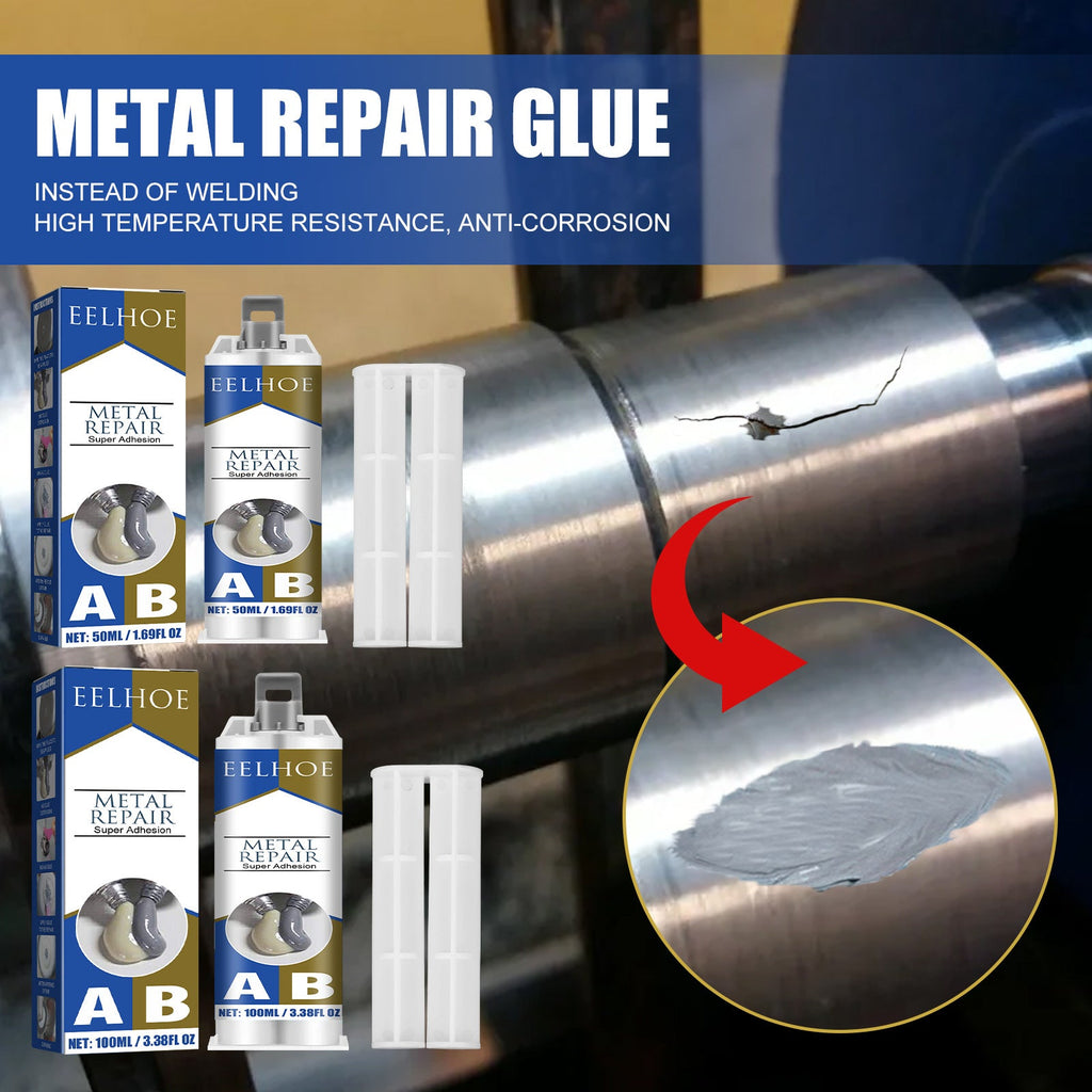 Metal Repair Glue, Crack Filling And Leak Plugging Quick Dry Crack High Temperature Welding Metal Repair Agent