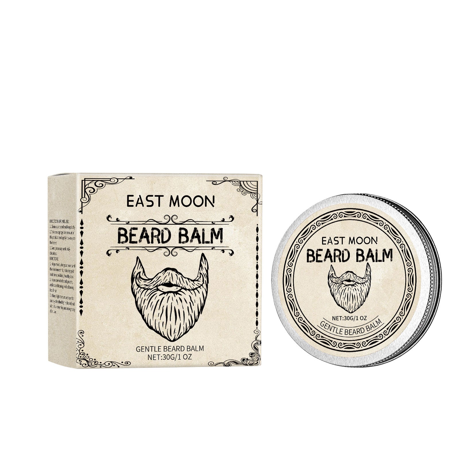 Vanilla Beard Care Wax Natural Vanilla Fragrance Gently Nourishes Beard Hair Beard