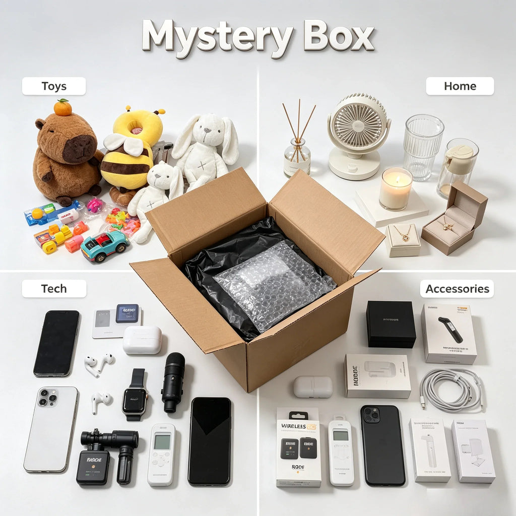 Lucky Mystery Box – Random Surprise Items | Thrilling Unboxing Experience