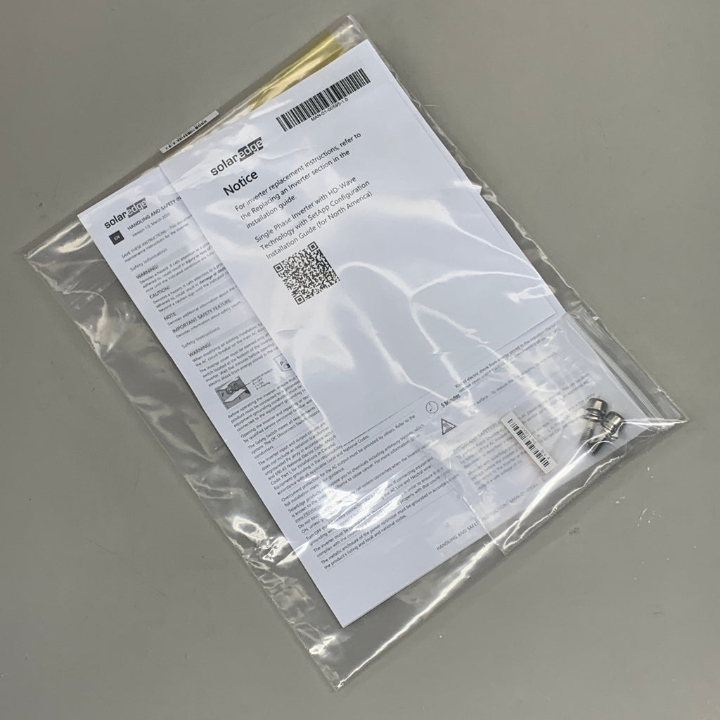 SOLAR EDGE SE5000H-US000BNI4 HD Wave SN SM3922-074107AAD-AB (AS-IS, Parts Only)