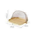 Handmade Bamboo Basket Steamed Bread Basket Bamboo Dustpan