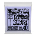 Ernie Ball 6-String Baritone Slinky Nickel Wound Electric Guitar Strings, 13-72 Gauge (P02839)