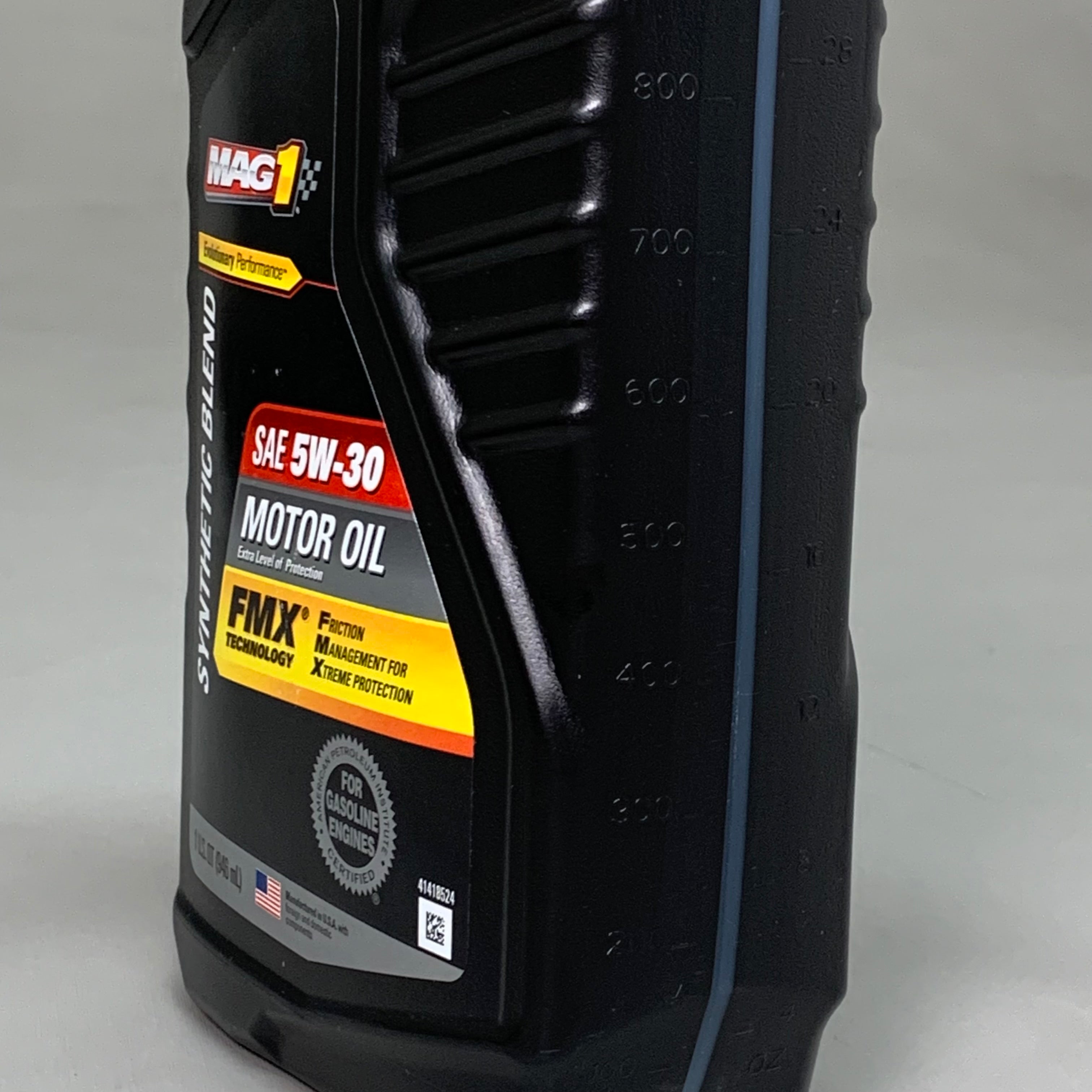 MAG1 (6 PACK!) Conventional FMX Technology SAE 5W-30 Motor Oil 1 QT Per Bottle 61652