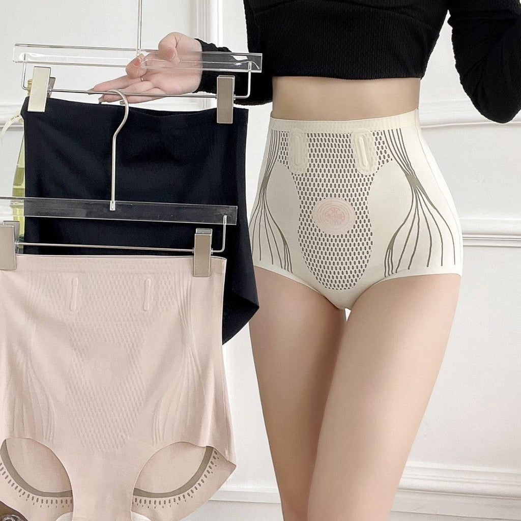 High waisted compression underwear for women no trace small belly shaping pants