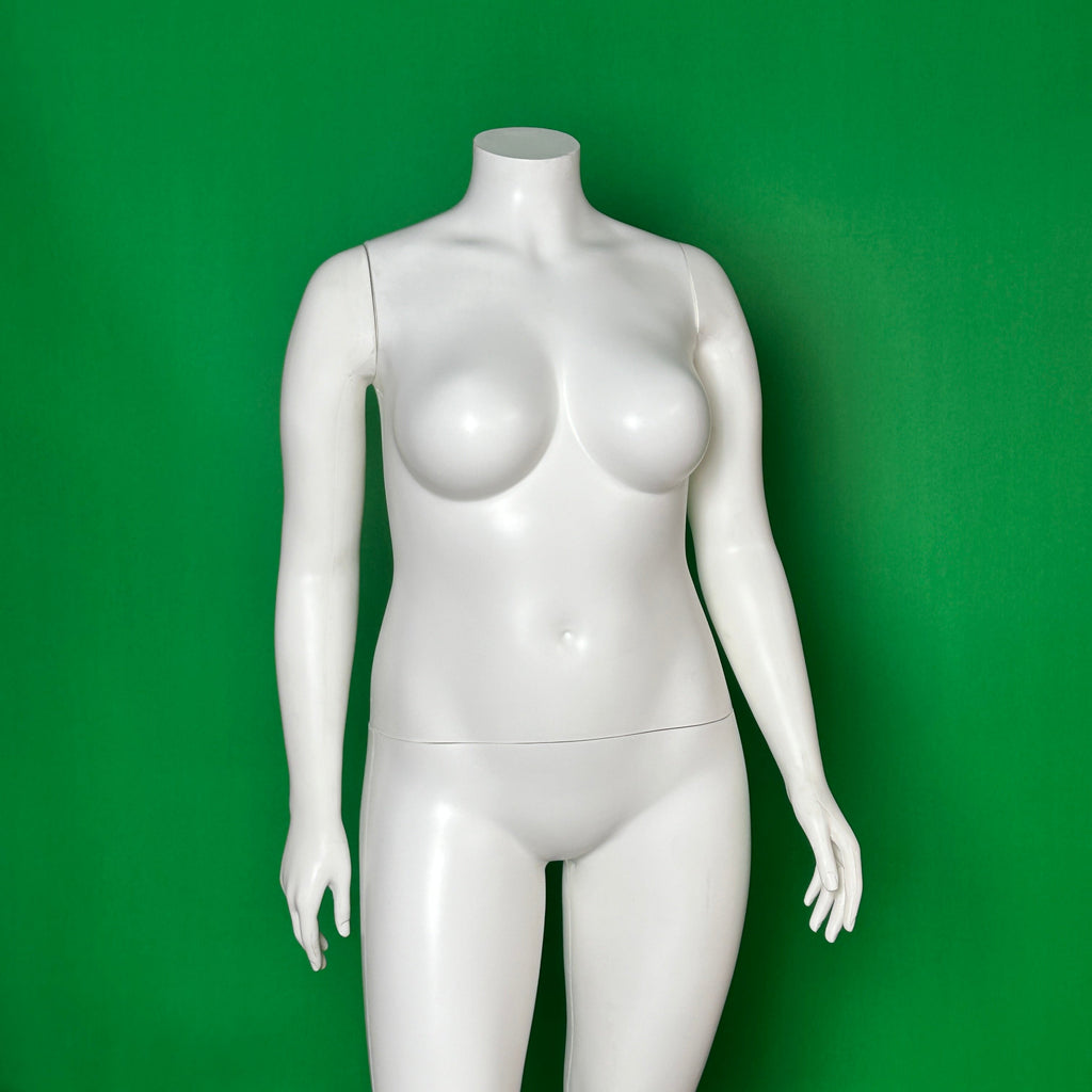 Realistic High-Quality Full-Body Female Mannequin "Natalie.4, Pose I" White VM0734