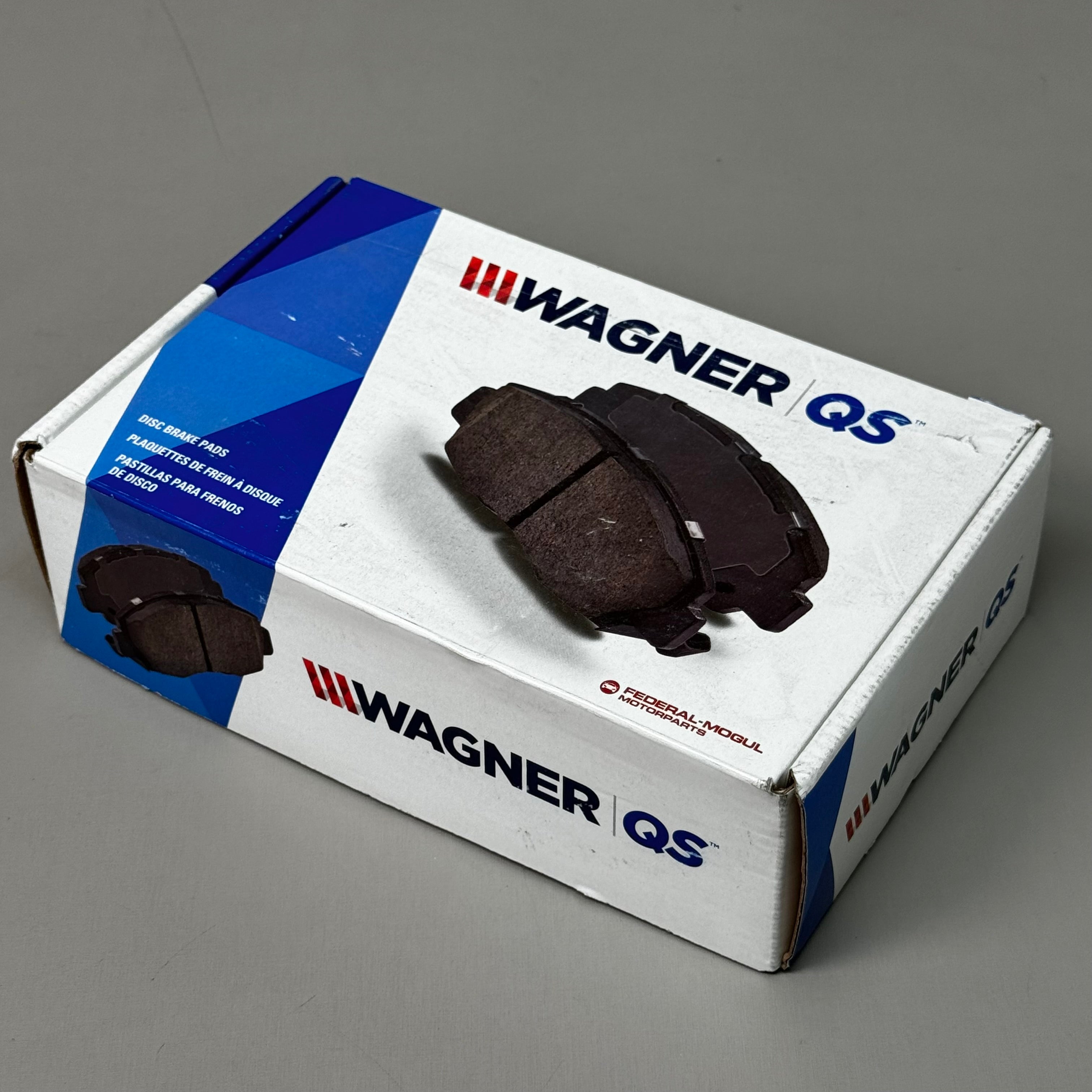 WAGNER QS QuickStop Ceramic Disc Brake Pad Set 5 1/2" x 2" Black ZD941