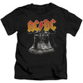 AC/DC Hells Bells Juvenile Kids Youth T Shirt Black