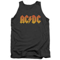AC/DC Logo Mens Tank Top Shirt Charcoal