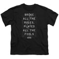 AC/DC Struck Kids Youth T Shirt Black
