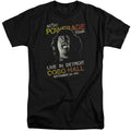 AC/DC Powerage Tour Mens Tall T Shirt Black