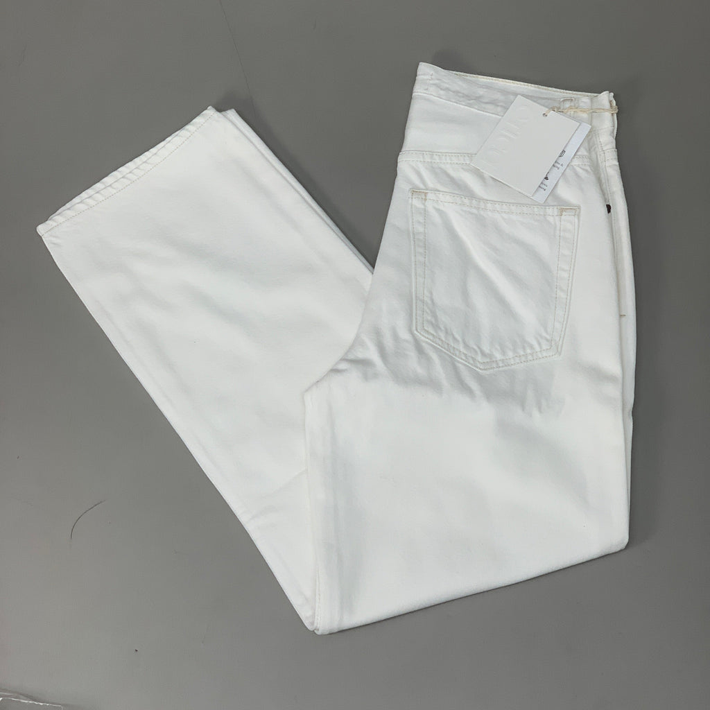 ETICA Tyler High Waist Straight Leg Ankle jeans Vintage White Size 26 EW180114A