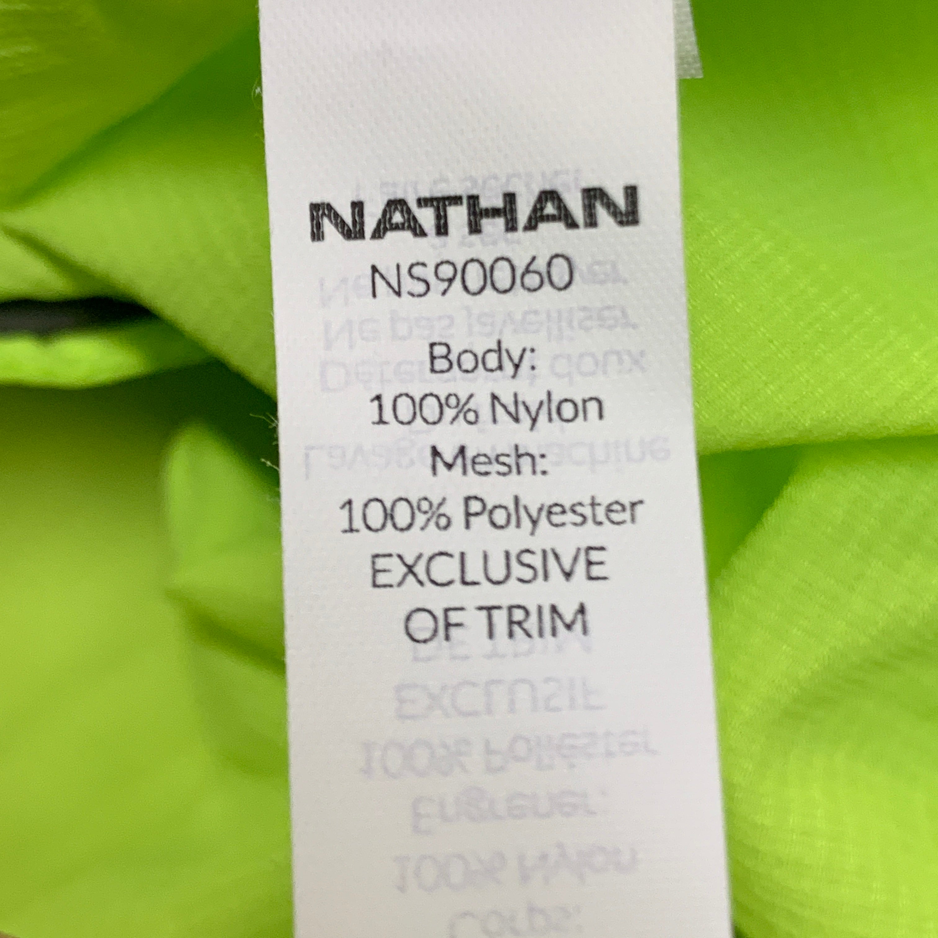 NATHAN Stealth Jacket W/ Hood Women's Acid Lime Size XL NS90060-50061-XL