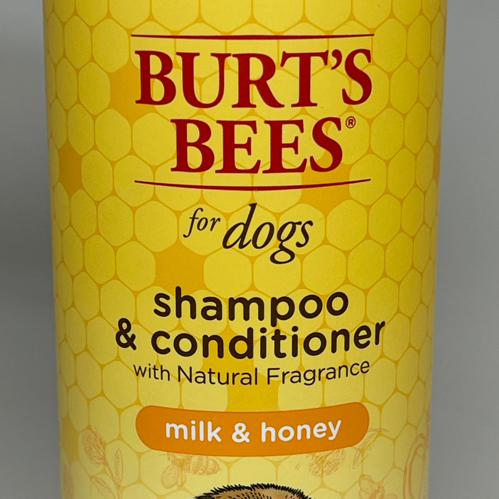 BURT'S BEE'S (6 PACK) For Dogs Shampoo & Conditioner Milk & Honey 12 oz FFP10128