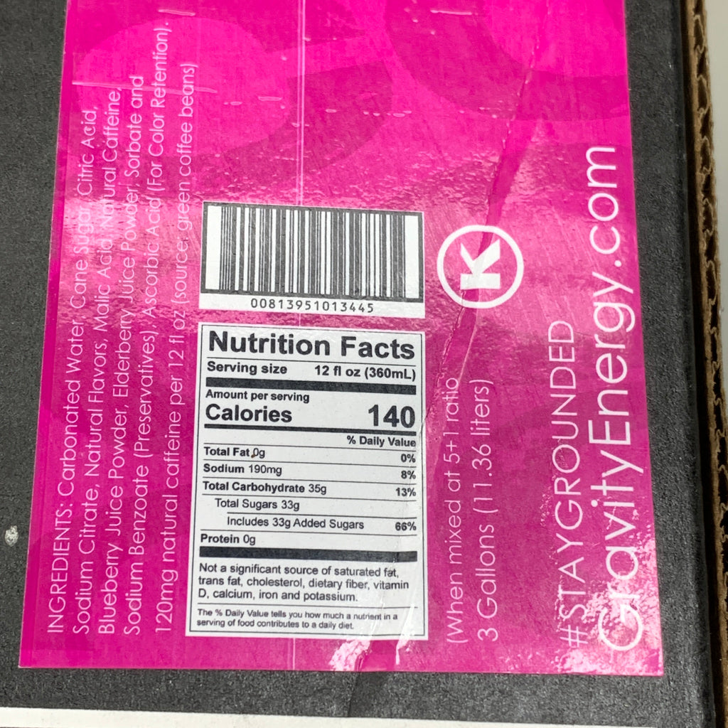 GRAVITY ENERGY Gravity Energy Beyond Pink 5+1 Ratio 3 Gallons
