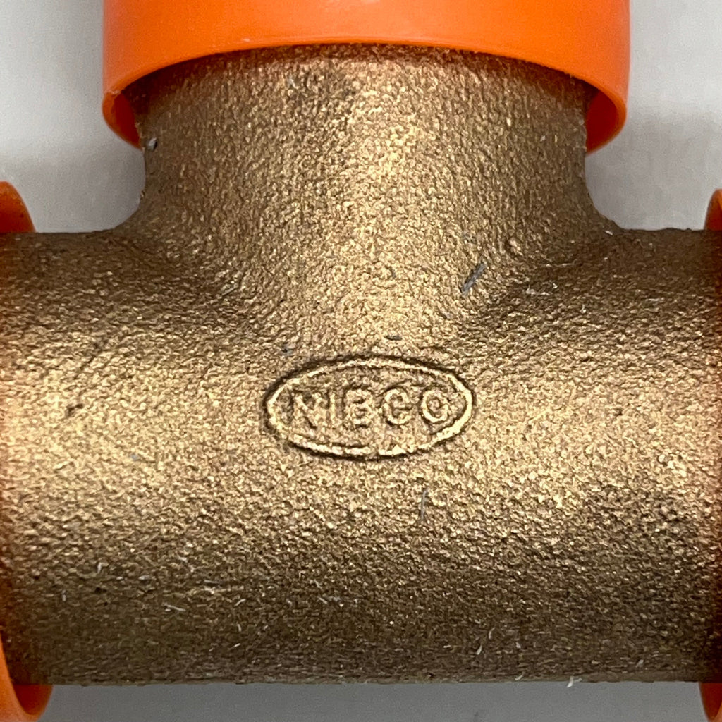 NIBCO (5 PACK) Flared Bronze Cast Tee Body Only 1" 511 607045D