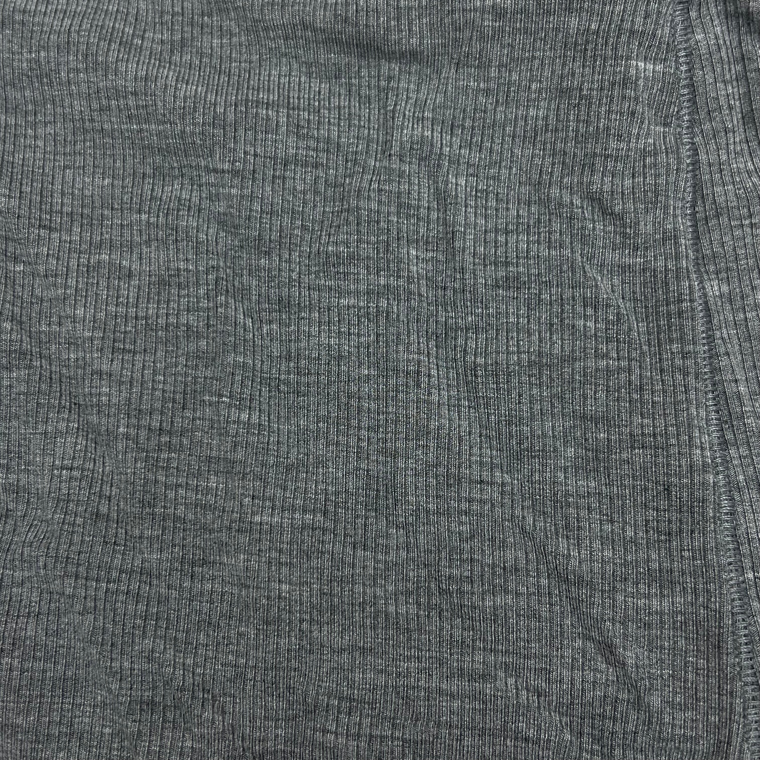 SKIMS Soft & Stretchy Cotton Rib Olympic Boxer Women's Sz S Heather Grey