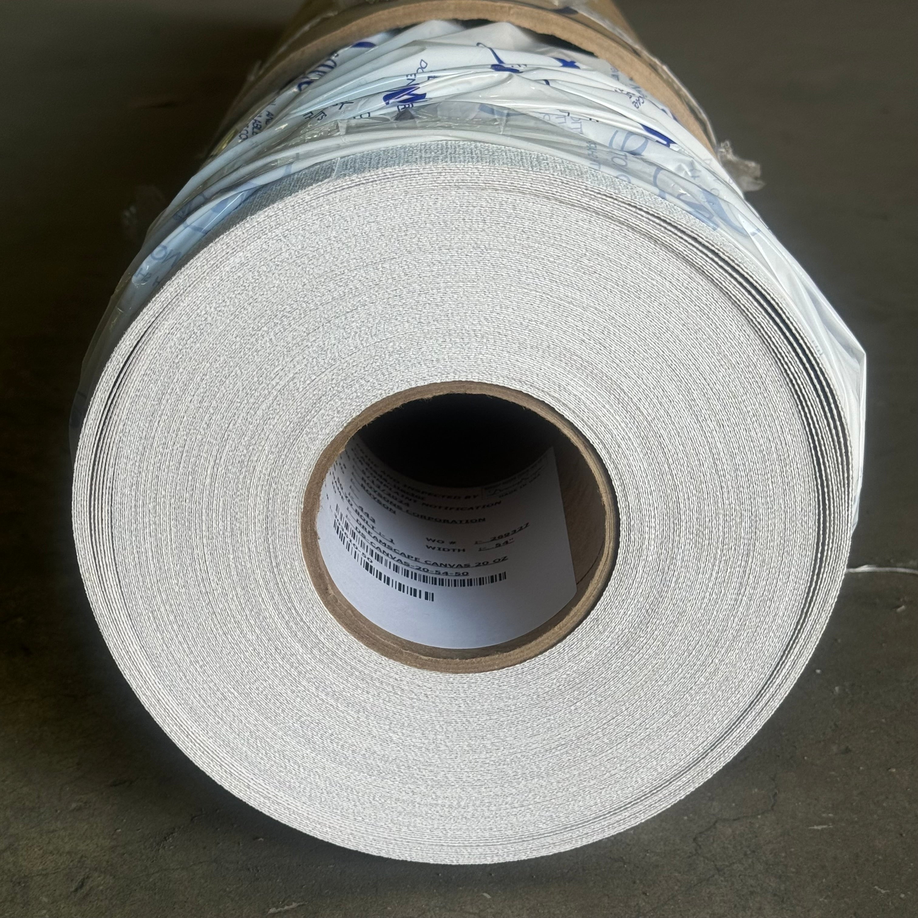 DREAMSCAPE (50 YARDS) 20 oz Texture Vinyl White DS-CANVAS-20-54-50