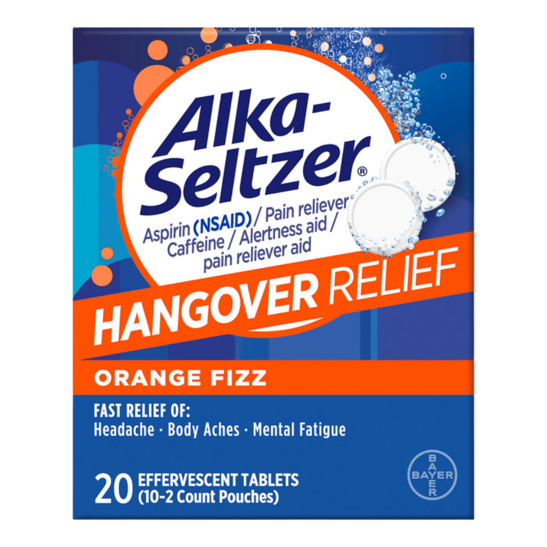 Alka‑Seltzer Hangover Relief Effervescent Tablets (20 count)