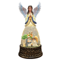 Angel Nativity Scene LED Snow Globe