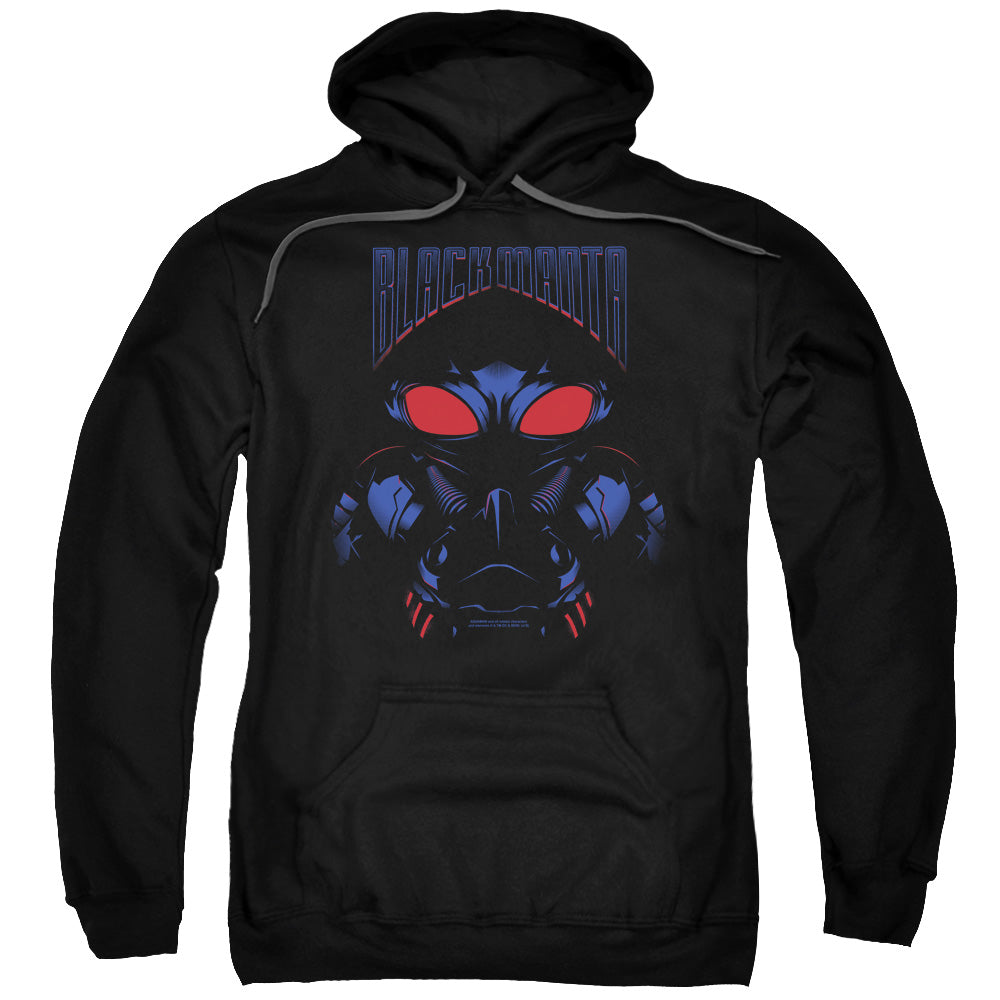 Aquaman Movie Black Manta Mens Hoodie Black Officially Licensed
