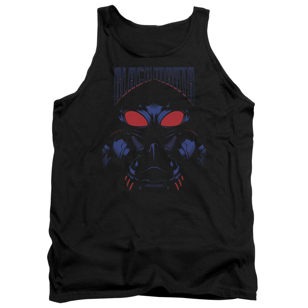 Aquaman Movie Black Manta Mens Tank Top Shirt Black Officially Licensed