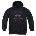 Aquaman Movie Black Manta Kids Youth Hoodie Black Officially Licensed
