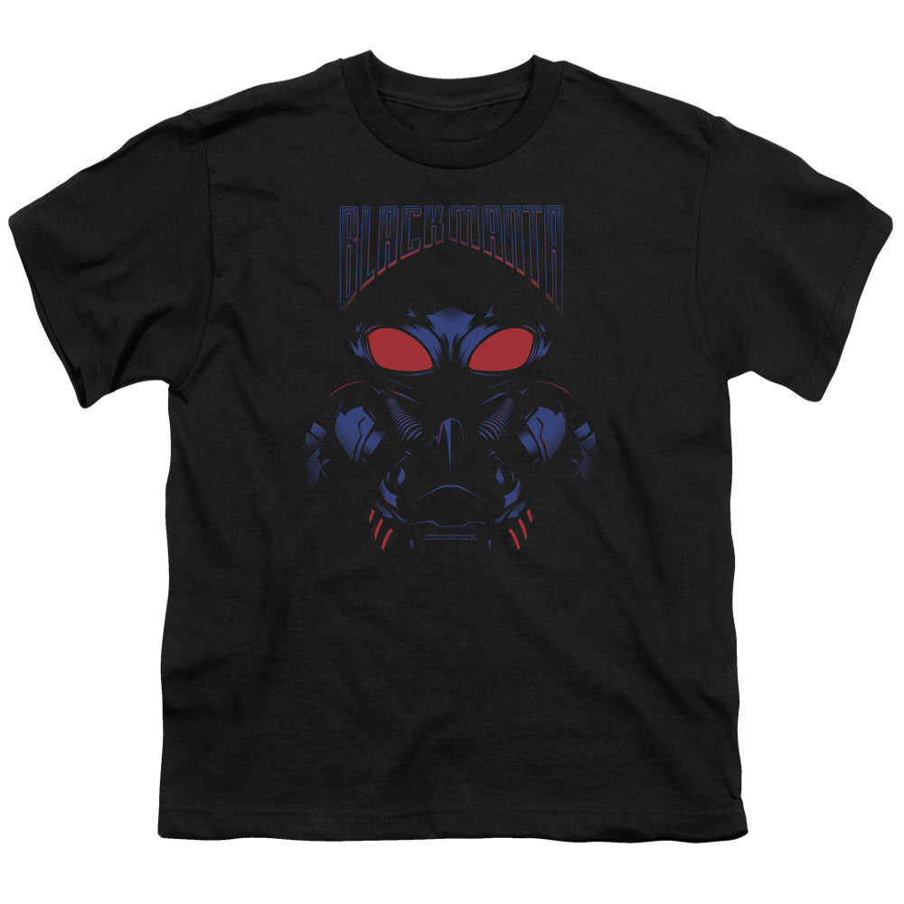 Aquaman Movie Black Manta Kids Youth T Shirt Black Officially Licensed