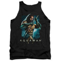 Aquaman Movie Trident Mens Tank Top Shirt Black Officially Licensed