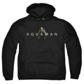 Aquaman Movie Logo Mens Hoodie Black Officially Licensed