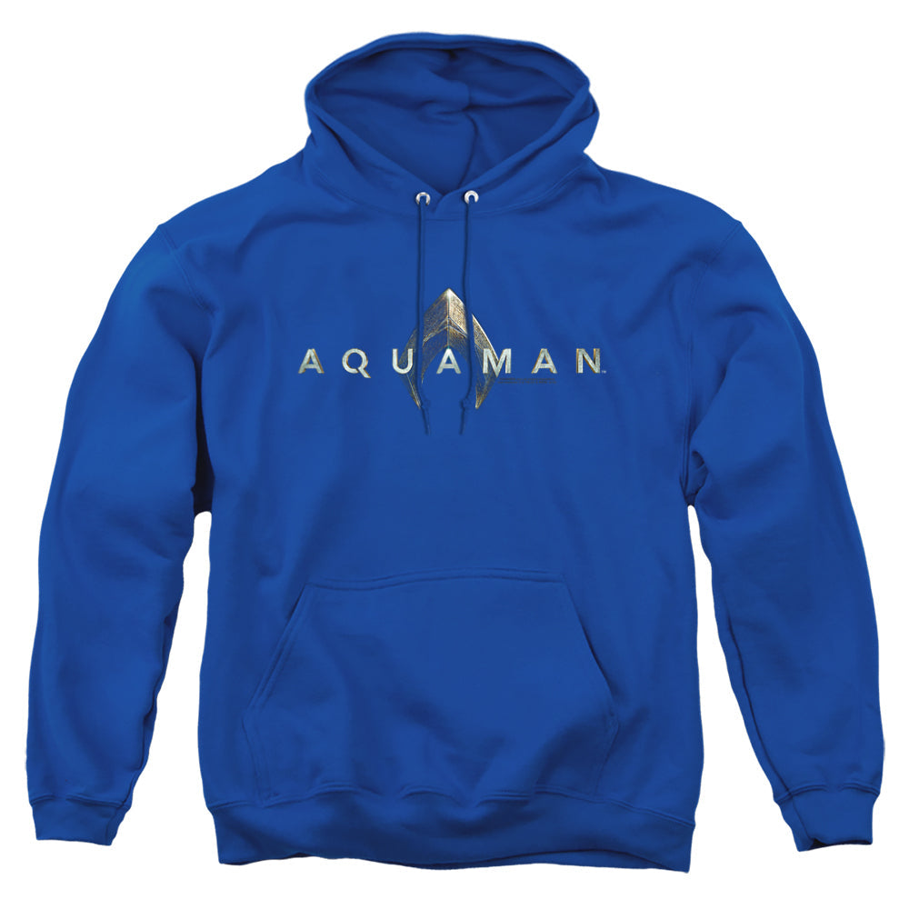Aquaman Movie Logo Mens Hoodie Black Officially Licensed