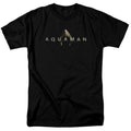 Aquaman Movie Logo Mens T Shirt Black Officially Licensed