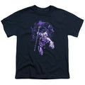 Aquaman Movie Evil Doers Kids Youth T Shirt Navy Blue Officially Licensed