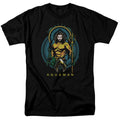 Aquaman Movie Aqua Nouveau Mens T Shirt Black Officially Licensed