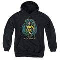 Aquaman Movie Aqua Nouveau Kids Youth Hoodie Black Officially Licensed