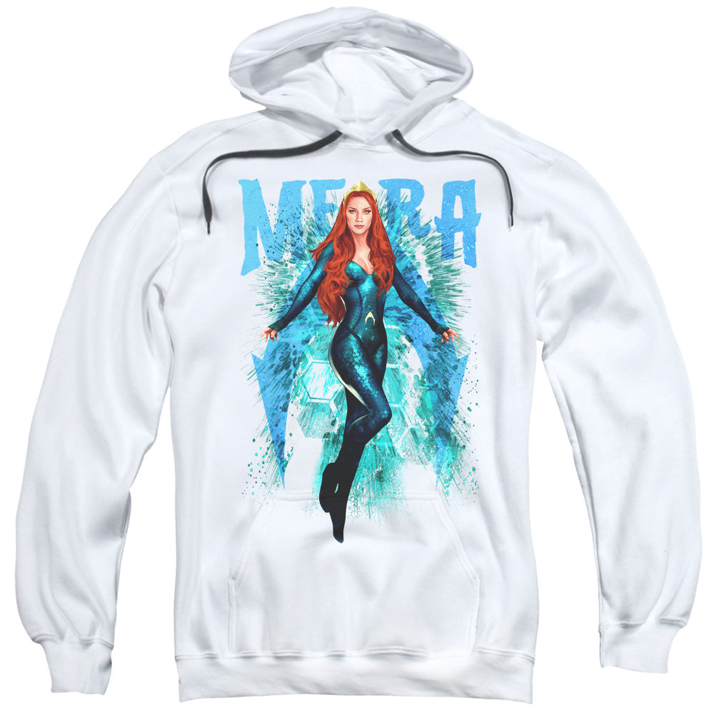 Aquaman Movie Mera Mens Hoodie White Officially Licensed