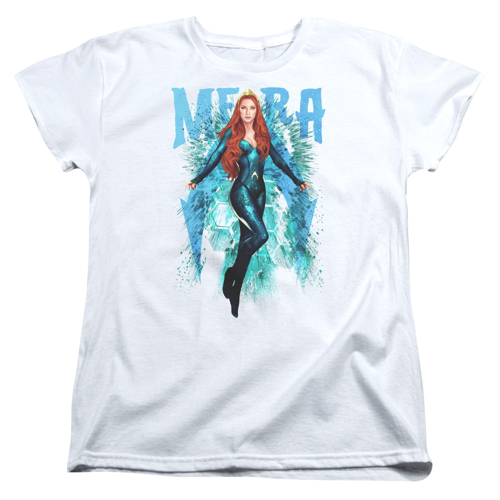 Aquaman Movie Mera Womens T Shirt White Officially Licensed