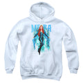 Aquaman Movie Mera Kids Youth Hoodie White Officially Licensed