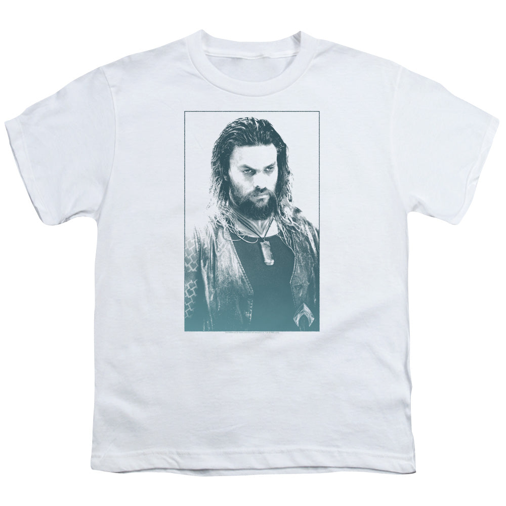 Aquaman Movie Salt Of The Sea Kids Youth T Shirt White Officially Licensed