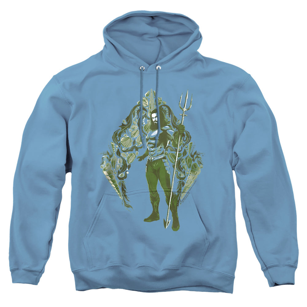 Aquaman Movie Shells Mens Hoodie Orange Officially Licensed