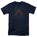 Aquaman Movie Aqua Paisley Mens T Shirt Navy Blue Officially Licensed