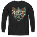 Aquaman Movie Unite The Kingdoms Long Sleeve Kids Youth T Shirt Black Officially Licensed