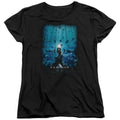 Aquaman Movie Poster Womens T Shirt Black Officially Licensed